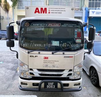 AM SALES & MARKETING SDN BHD INKJET UV WRAPPING STICKER BODY TRUCK AT PJ, PETALING JAYA, SELANGOR, MALAYSIA