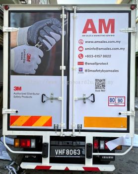 AM SALES & MARKETING SDN BHD INKJET UV WRAPPING STICKER BODY TRUCK AT PJ, PETALING JAYA, SELANGOR, MALAYSIA