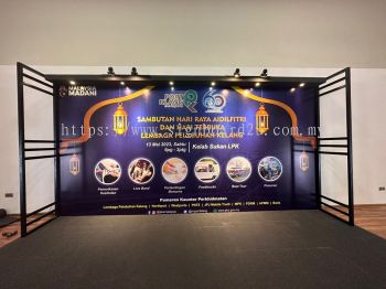 Backdrop with Lighting System | Event Fair Shopping Mall Exhibition Trade Expo Booth Festival | Supply Install | Malaysia