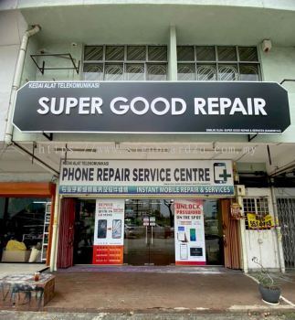 SUPER GOOD REPAIR AND SERVICE 3D BOX UP LETTERING SIGNBOARD AT TAMAN CHI LIUNG, PELABUHAN KLANG, SELANGOR, MALAYSIA