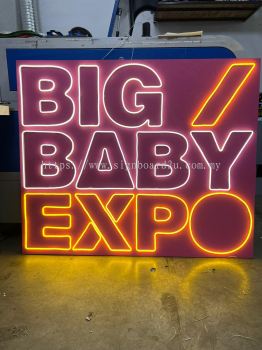 Custom LED Neon Signage Malaysia | Big Baby Expo Exhibition Event Trade Show | Manufacturer Supplier Installer Maker | Near Me Klang Valley KL