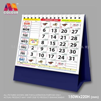 Table Calendar (Racing Horse)