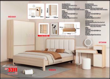 WLS-IVORY BEDROOM SET