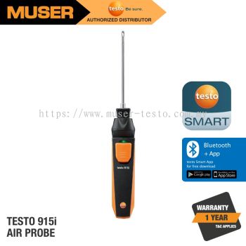 Testo 915i Thermometer with Air Probe & Smartphone Operation
