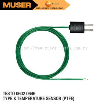 Testo 0602 0646 Type K Temperature Sensor (PTFE)
