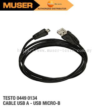 Testo 0449 0134 USB A to USB Micro-B Cable