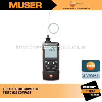 Testo 925 (0563 0925) Temperature Measuring Instrument for TC Type K with App Connection
