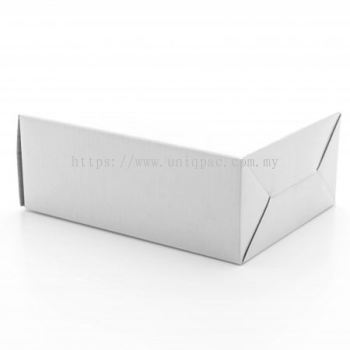 White Paper Die Cut Box