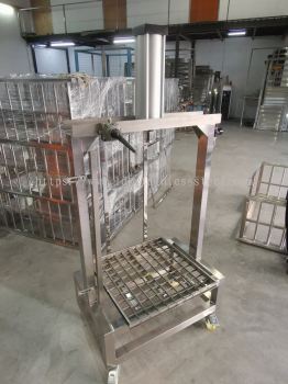 stainless steel machine shelving