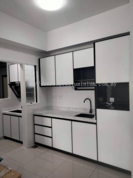 Serdang Malaysia aluminium kitchen cabinet