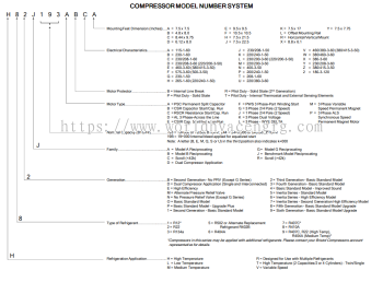 BRISTOL SCROLL SCREW SEMI HERMETIC H2NG H7NG COMPRESSOR PARTS AND ACCESSORIES