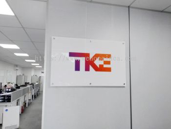 Acrylic Signage with 3D Acrylic Lettering