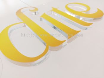 Acrylic Lettering 10mmT Signage