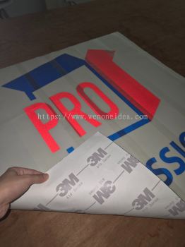 Print & Cut Sticker with Transfer Tape