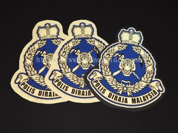 Reflective Sticker with Die Cut Shape