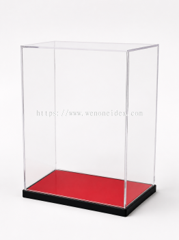 Acrylic Display Box with Red Carpet