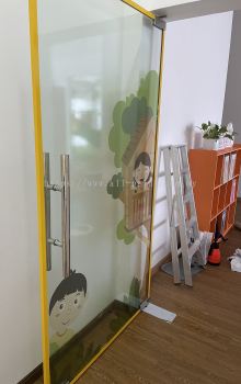 Eduwiss Eco Ardence- Clear sticker glass door