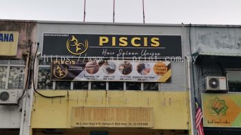 Piscis Hair Saloon Shah Alam- Gi Board Signage