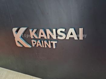 Kansai Paint (Shah Alam) - 3D Silver Stainless Steel Box Up