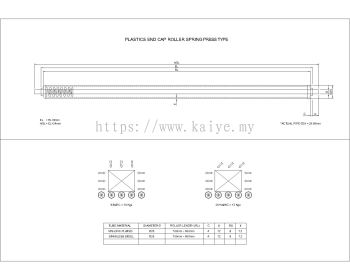 Gravity Roller c/w Spring Press 25mm