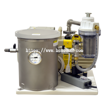 8" X 10" Tabletop Degassing System (Two Stage Rotary Vane Pump / 3 CFM)