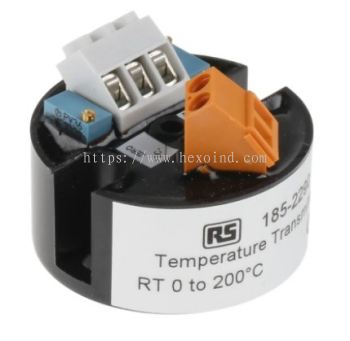  185-2290 - RS PRO Temperature Transmitter PT100 Input, 12 → 36 V dc