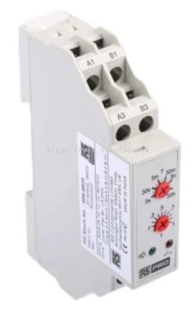  896-6829 - RS PRO SPDT Timer Relay, OFF Delay, 24V ac 0.3 s → 30h, DIN Rail Mount