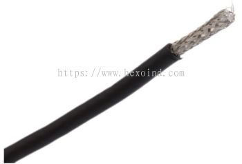 521-7950 - RS PRO Black Unterminated to Unterminated RG179 Coaxial Cable, 75 惟 2.8mm OD 50m