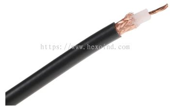 521-7916 - RS PRO White Unterminated to Unterminated RG58 Coaxial Cable, 50 惟 4.95mm OD 500m