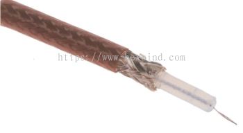 906-0632 - RS PRO Brown Unterminated to Unterminated RG179B/U Coaxial Cable, 75 惟 2.5mm OD