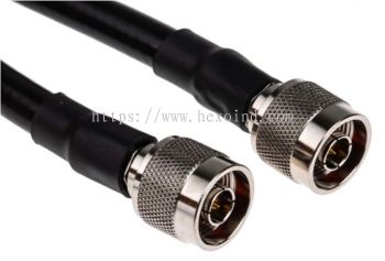 426-2151 - RS PRO Male N to Male N RG213 Coaxial Cable, 50 惟 5m