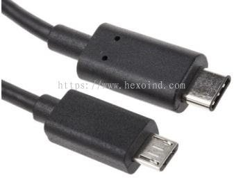  895-0502 - RS PRO Male USB C to Male Micro USB B, 2m, USB 3.1 Cable