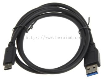 116-9372 - RS PRO Male USB A to Male USB C, 1m, USB 3.1 Cable