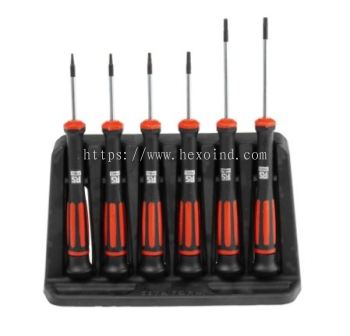 125-3106 - RS PRO Precision Phillips, Slotted Screwdriver Set 6 Piece