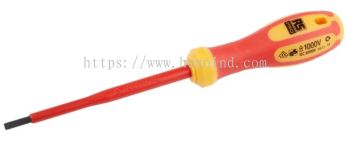  125-3080 - RS PRO Slotted Insulated Screwdriver 0.6 x 3.5 mm Tip, VDE 1000V Approved