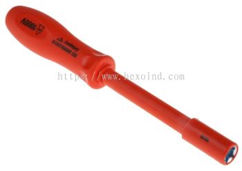 911-1503 - ITL Insulated Tools Ltd 0BA Hexagon Nut Driver, VDE/1000V Approved, 104 mm Blade Length