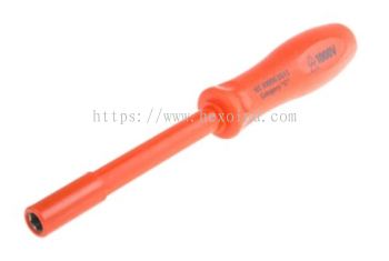  911-1525 - ITL Insulated Tools Ltd 8 mm Hexagon Nut Driver, VDE/1000V Approved, 104 mm Blade Length