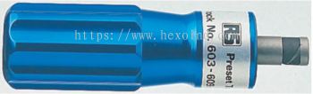  603-609 - RS PRO 1/4 in Hex Pre-Settable Torque Screwdriver, 0.06 → 4.06Nm