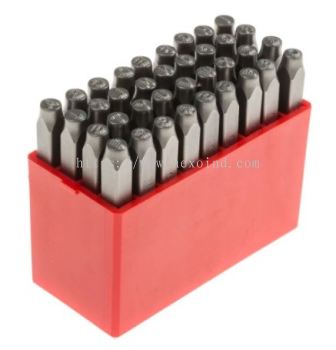 875-4777 -RS PRO 36 Piece Engraving Letter Punch Set 