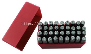  875-4783 - RS PRO 36 Piece Engraving Letter Punch Set