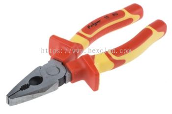 847-3715 - RS PRO VDE Insulated Chrome Vanadium Steel Pliers Combination Pliers