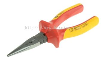  496-997 - RS PRO VDE Insulated Steel Pliers Long Nose Pliers, 160 mm Overall Length