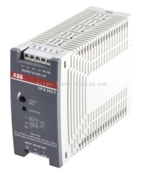 234-379 - ABB CP-E Switch Mode DIN Rail Power Supply 85 → 264V ac Input, 24V dc Output, 2.5A 60W