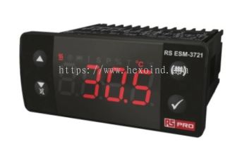 875-1245 - RS PRO Panel Mount PID Temperature Controller, 76 x 34.5mm 1 Input, 3 Output Relay