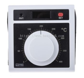 124-1044 -  RS PRO Panel Mount On/Off Temperature Controller, 96 x 96mm, 1 Output Relay