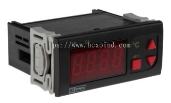 124-1054 - RS PRO Panel Mount On/Off Temperature Controller, 77 x 35mm 1 Input, 1 Output Relay