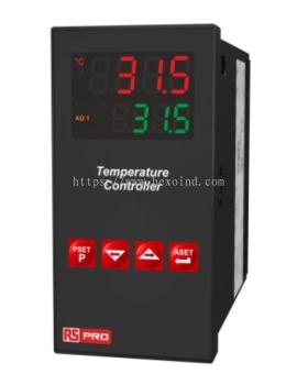 222-8153 - RS PRO DIN Rail PID Temperature Controller, 48 x 96mm 2 Input, 3 Output Relay, SSR
