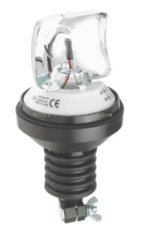 235-461 - RS PRO Incandescent Rotating Beacon, 12 V dc, 24 V dc, Surface Mount, IP56