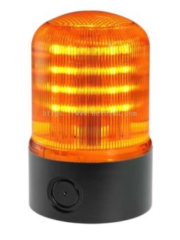 199-9768 - RS PRO Amber LED Multiple Effect Beacon, 120 V, 240 V, Base Mount