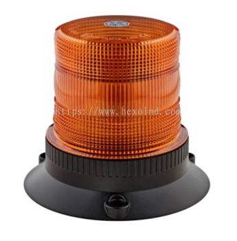 239-9236 - RS PRO Amber LED Flashing Beacon, 10 → 110 V, Base-Mounted